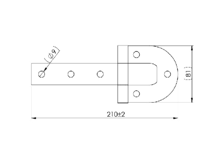 Dobradiça Ferradura